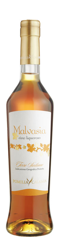 Malvasia Terre Siciliane PGI fortified wine bottle