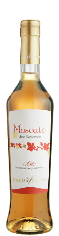 Moscato Sicily PGI fortified wine bottle
